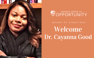 Welcoming Dr. Cayanna Good to the Georgia Center for Opportunity board of directors
